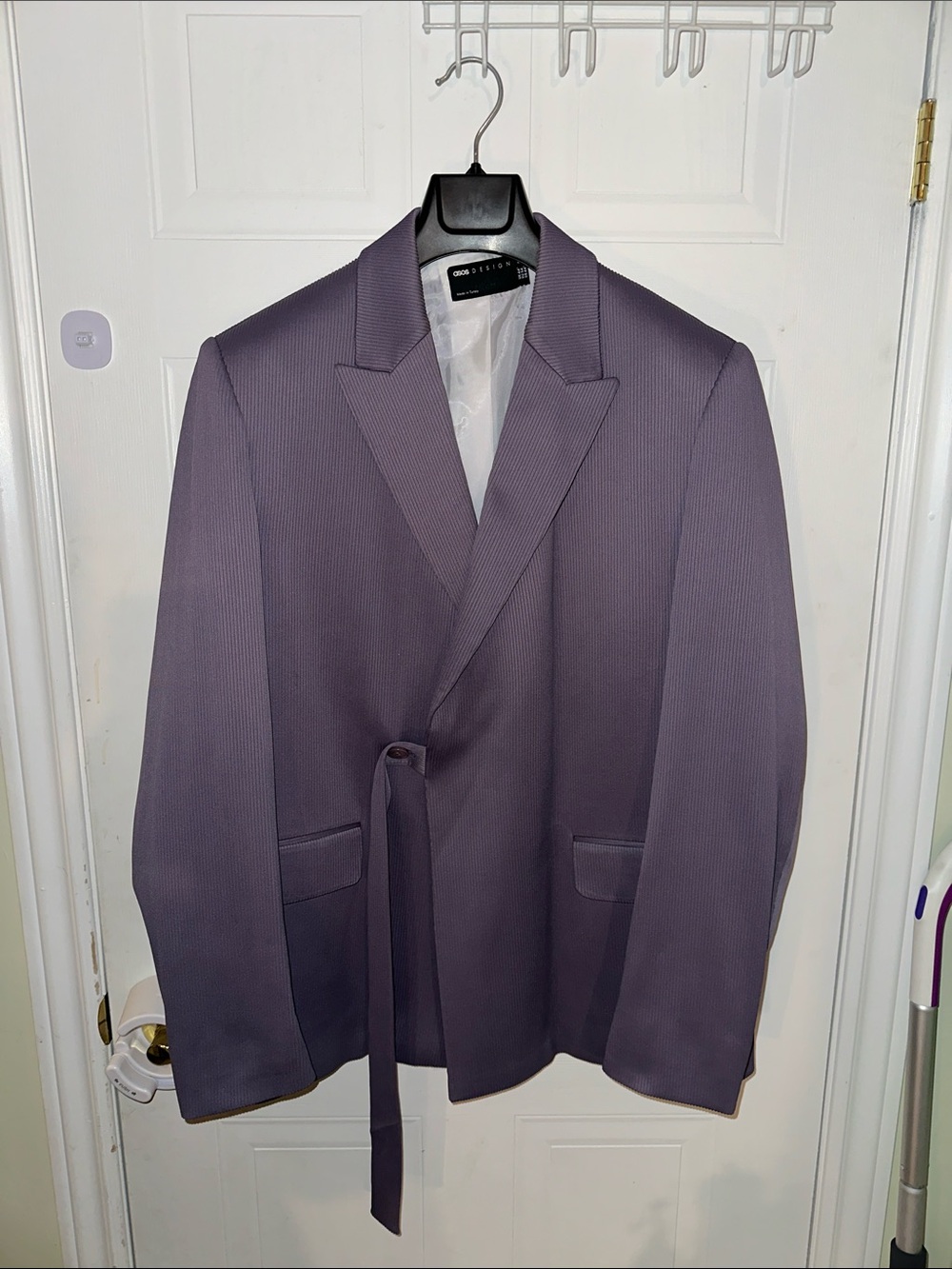 ASOS Lavender Tie-Belt Blazer & Pants full suit